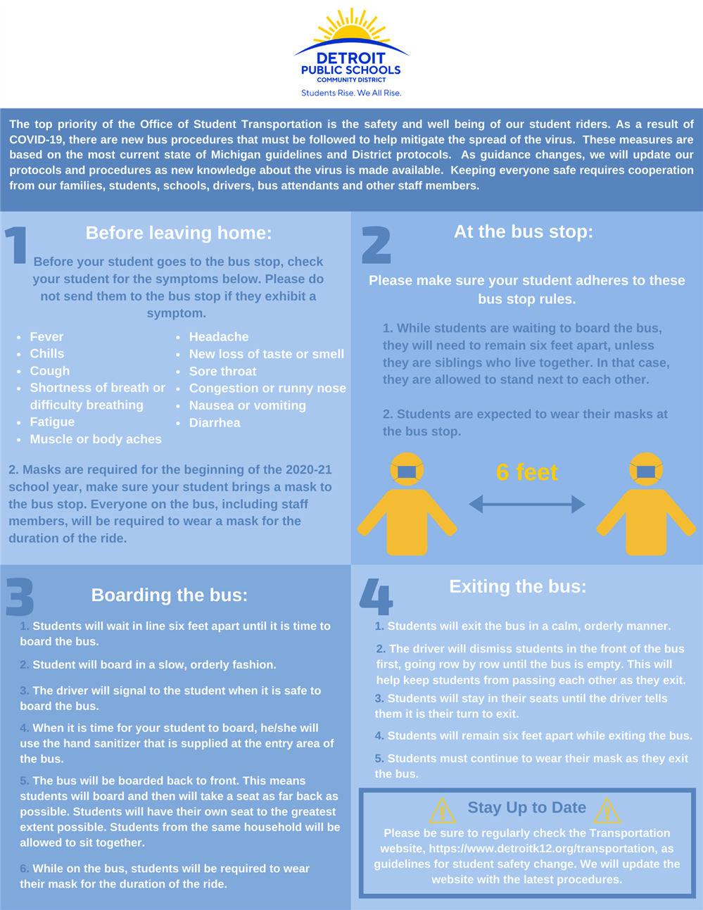 Transportation COVID Bus Procedures Transportation COVID Bus Procedures